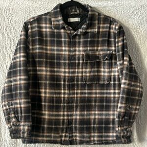 ZARA  Boys Fleece Plaid Overshirt Jacket